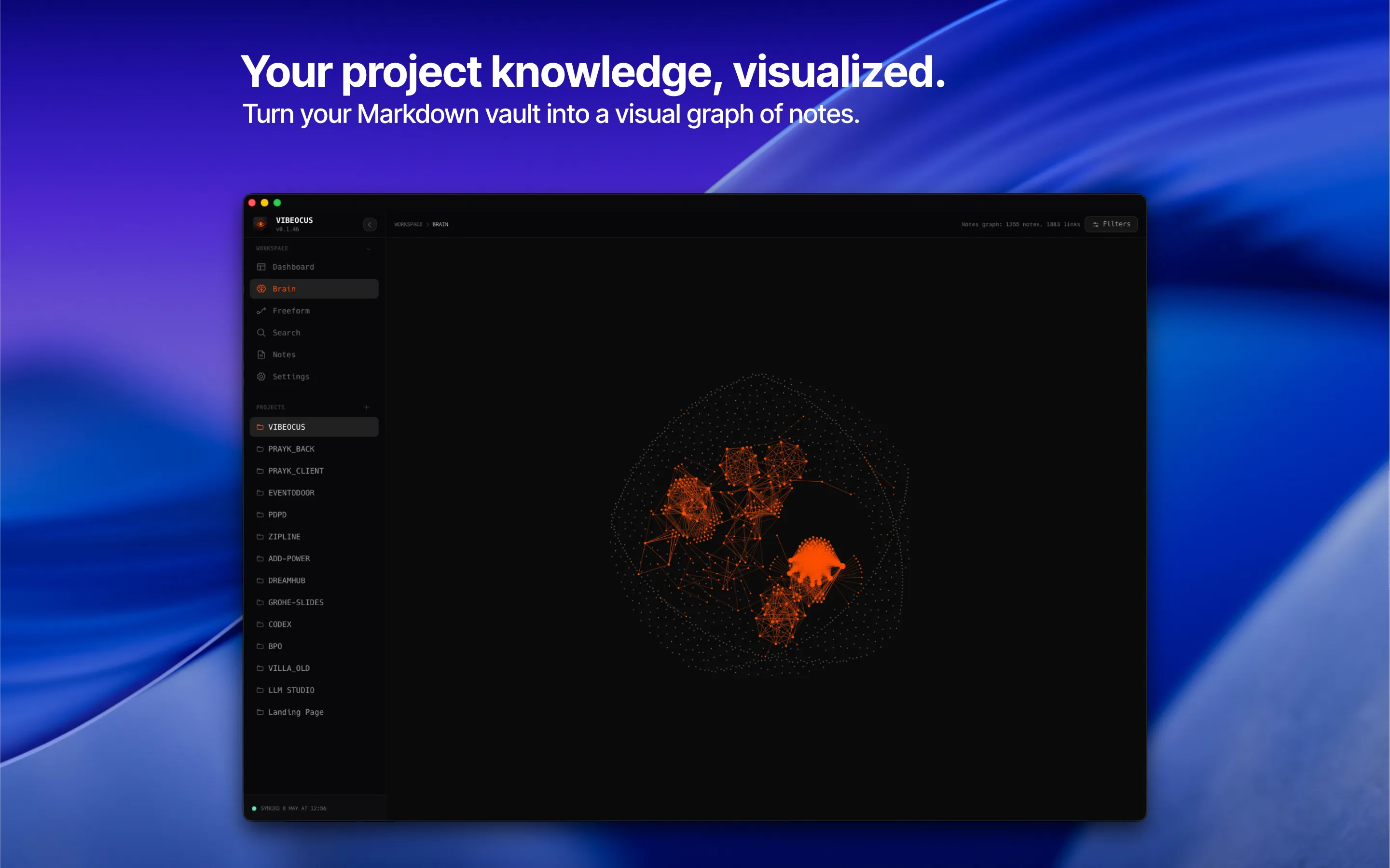 Your Markdown knowledge, visualized. screenshot